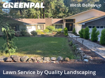 Yard Mowingin Bellevue,98004,Lawn Cutting by Quality Landscaping, work completed in Dec , 2025