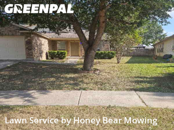 Lawn Servicein Cibolo,78108,Lawn Mowing by Honey Bear Mowing, work completed in Dec , 2025