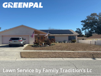 Lawn Servicein Brandon,33510,Lawn Maintenance by Family Tradition’s Lc, work completed in Feb , 2026