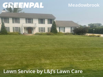 Weed Trimming in Brookfield, 53005, Front Yard Mowing by L&J’s Lawn Care , work completed in Oct , 2025