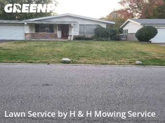 Grass Cuttingin St Louis,63136,Lawn Mow by H & H Mowing Service, work completed in Nov , 2025