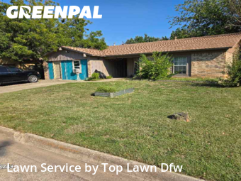Lawn Cutin Denton,76209,Yard Mowing by Top Lawn Dfw, work completed in Oct , 2025