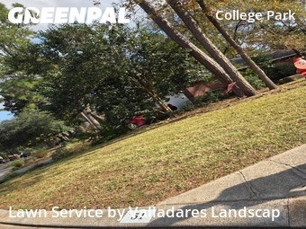 Lawn Cuttingin Conroe,77385,Lawn Maintenance by Valladares Landscap, work completed in Feb , 2026