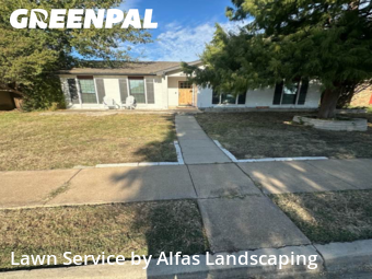 Grass Cutin The Colony,75056,Lawn Cut by Alfas Landscaping, work completed in Dec , 2025
