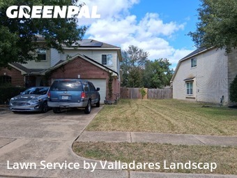 Yard Cuttingin Katy,77449,Lawn Maintenance by Valladares Landscap, work completed in Dec , 2025