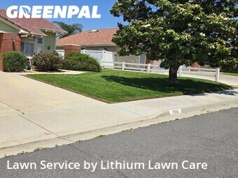 Lawn mowing work completed in Beaumont, CA