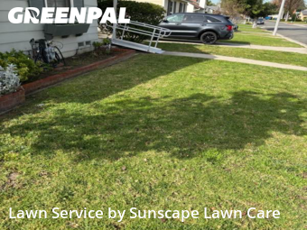 Lawn mowing work completed in Whittier, CA