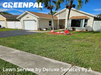 Lawn Maintenancein Sunrise,33351,Lawn Mowing by Deluxe Services By A, work completed in Dec , 2025