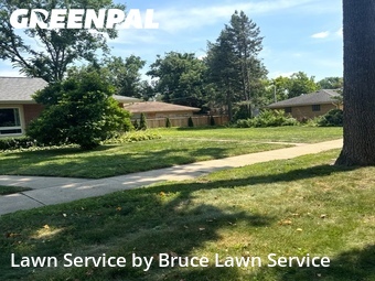 Completed mowing work