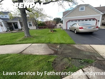 Lawn Care Servicein Elgin,60123,Lawn Mowing Service by Fatherandsonhandyman, work completed in Jun , 2026