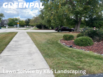 Lawn Cuttingin Orland Park,60467,Yard Cutting by K&S Landscaping, work completed in Nov , 2025