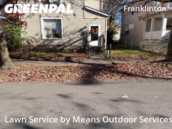 Yard Mowing in Columbus, 43215, Yard Cutting by Means Outdoor Services, work completed in Nov , 2025