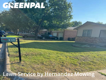 Grass Cutin Hurst,76053,Lawn Maintenance by Hernandez Mowing, work completed in Nov , 2025
