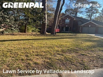 Lawn Cuttingin Conroe,77385,Lawn Maintenance by Valladares Landscap, work completed in Feb , 2026