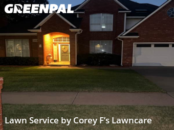Lawn Carein Yukon,73099,Yard Cutting by Corey F’s Lawncare, work completed in Nov , 2025