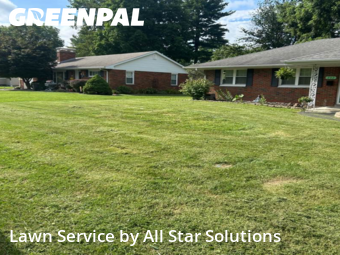 Yard Care Services in Collinsville, 62234, Front Yard Mowing by All Star Solutions, work completed in Nov , 2025
