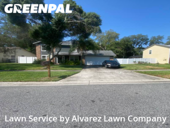 Lawn Mowingin Pine Hills,32818,Lawn Cutting by Alvarez Lawn Company, work completed in Dec , 2025