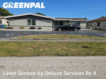 Lawn Carein Sunrise,33322,Grass Cutting by Deluxe Services By A, work completed in Jun , 2026