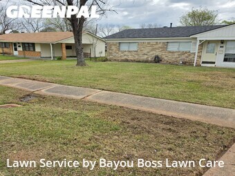 Lawn mowed in Bossier City, 71112