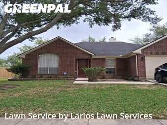 Lawn Mowing Servicein Pearland,77584,Lawn Care by Larios Lawn Services, work completed in Jun , 2026