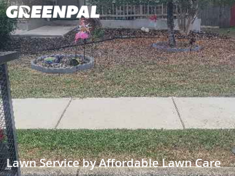 Lawn Cutin Cibolo,78108,Lawn Maintenance by Affordable Lawn Care, work completed in Dec , 2025