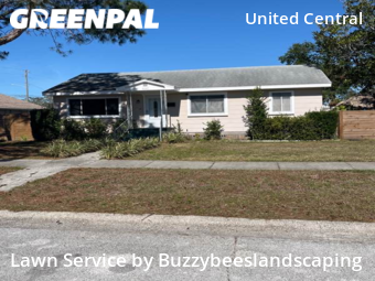 Lawn Mowing Servicein St Petersburg,33713,Grass Cutting by Buzzybeeslandscaping, work completed in Dec , 2025