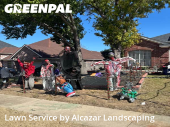 Landscapers In Grand Prairie,75052,Landscaping Maintenance by Alcazar Landscaping, work completed in Nov , 2025