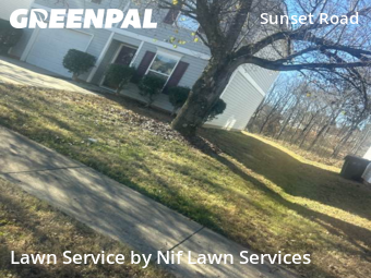 Lawn Maintenancein Charlotte,28216,Yard Cutting by Nif Lawn Services, work completed in Dec , 2025
