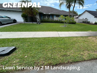 Grass Cutin Davie,33325,Lawn Mow by 2 M Landscaping, work completed in Nov , 2025