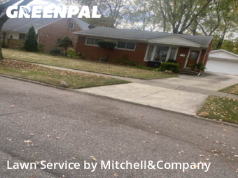 Backyard Mowing in Troy, 48083, Grass Services by Mitchell&Company, work completed in Nov , 2025