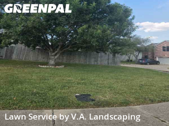 Lawn Carein Pearland,77584,Yard Mowing by V.A. Landscaping, work completed in Nov , 2025