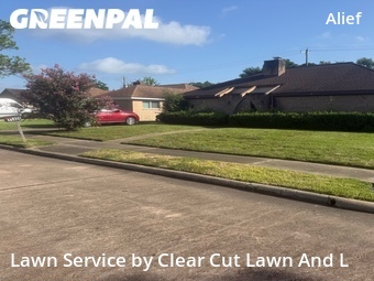 Lawn mowed in Stafford, 77477