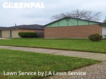 Lawn Cutting in La Porte, 77571, Backyard Mowing by J.A Lawn Service, work completed in Nov , 2025