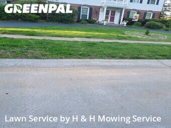 Lawn Mowingin Chesterfield,63017,Yard Mowing by H & H Mowing Service, work completed in Jun , 2026