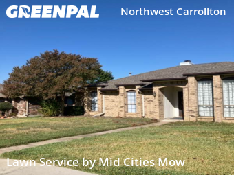 Lawn Care in Carrollton, 75007, Grass Care by Mid Cities Mow, work completed in Nov , 2025
