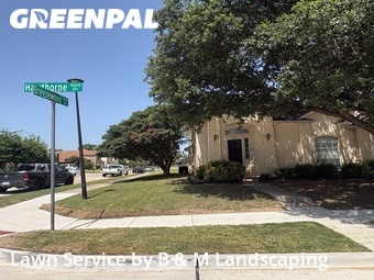 Landscaping Services In Lewisville,75077,Landscaping Installation by B & M Landscaping, work completed in Jul , 2026