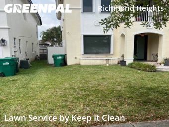 Grass Services in Richmond West, 33177, Backyard Mowing by Keep It Clean, work completed in Dec , 2025