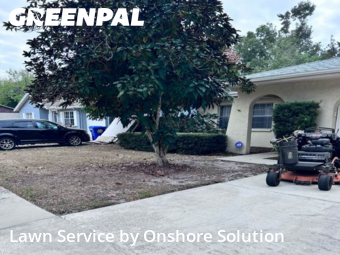 Grass Cutin Palm Harbor,34683,Yard Mowing by Onshore Solution, work completed in Dec , 2025