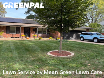 Weekly Mowing in Blue Springs, 64015, Grass Care by Mean Green Lawn Care, work completed in Nov , 2025