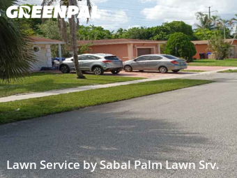 Backyard Mowing in North Lauderdale, 33068, Lawn Work by Sabal Palm Lawn Srv., work completed in Nov , 2025