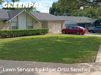Lawn Mowing Servicein Garland,75043,Lawn Care Service by Edgar Ortiz Sanchez, work completed in Jun , 2026