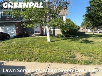 Lawn Care Servicein Blue Springs,64015,Lawn Cut by Mean Green Lawn Care, work completed in Jun , 2026