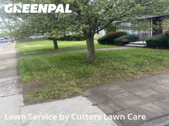 Lawn Cutting in Pawtucket, 2861, Front Yard Mowing by Cutters Lawn Care, work completed in Nov , 2025