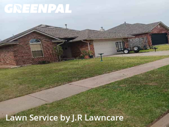 Lawn Care Servicein Moore,73160,Grass Cutting by J.R Lawncare, work completed in Oct , 2025