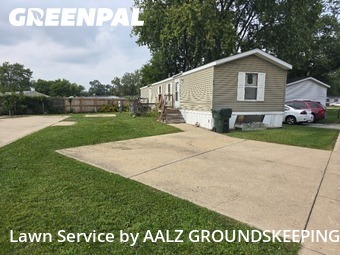 Front Yard Mowing in Chicago Heights, 60411, Yard Mowing by AALZ GROUNDSKEEPING, work completed in Nov , 2025