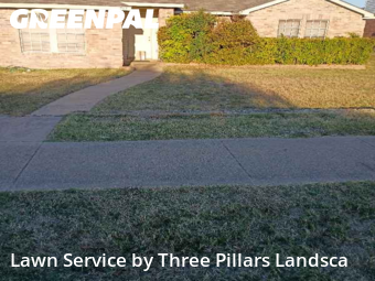 Yard Cutting in Cedar Hill, 75104, Turf Services by Three Pillars Landsca, work completed in Nov , 2025