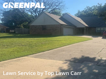 Lawn Cutin Grapevine,76051,Yard Cutting by Top Lawn Carr, work completed in Jan , 2026