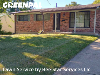 Lawn Cuttingin Florissant,63031,Lawn Care by Bee Star Services Llc, work completed in Dec , 2025