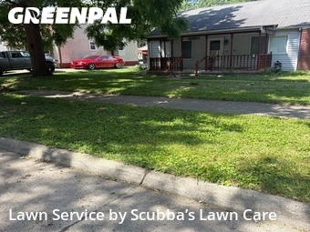 Completed mowing work