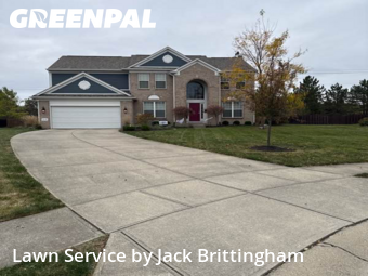 Lawn Mowing in Carmel, 46074, Lawn Work by Jack Brittingham, work completed in Oct , 2025